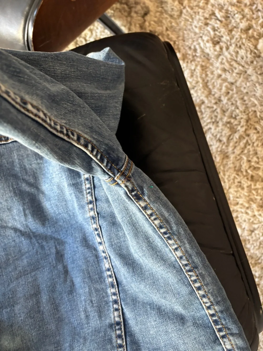 Nwt AG  Adriano Goldschmied Kids Blue Denim Sherpa-Lined Jacket & plaid flannel - Picture 11 of 12
